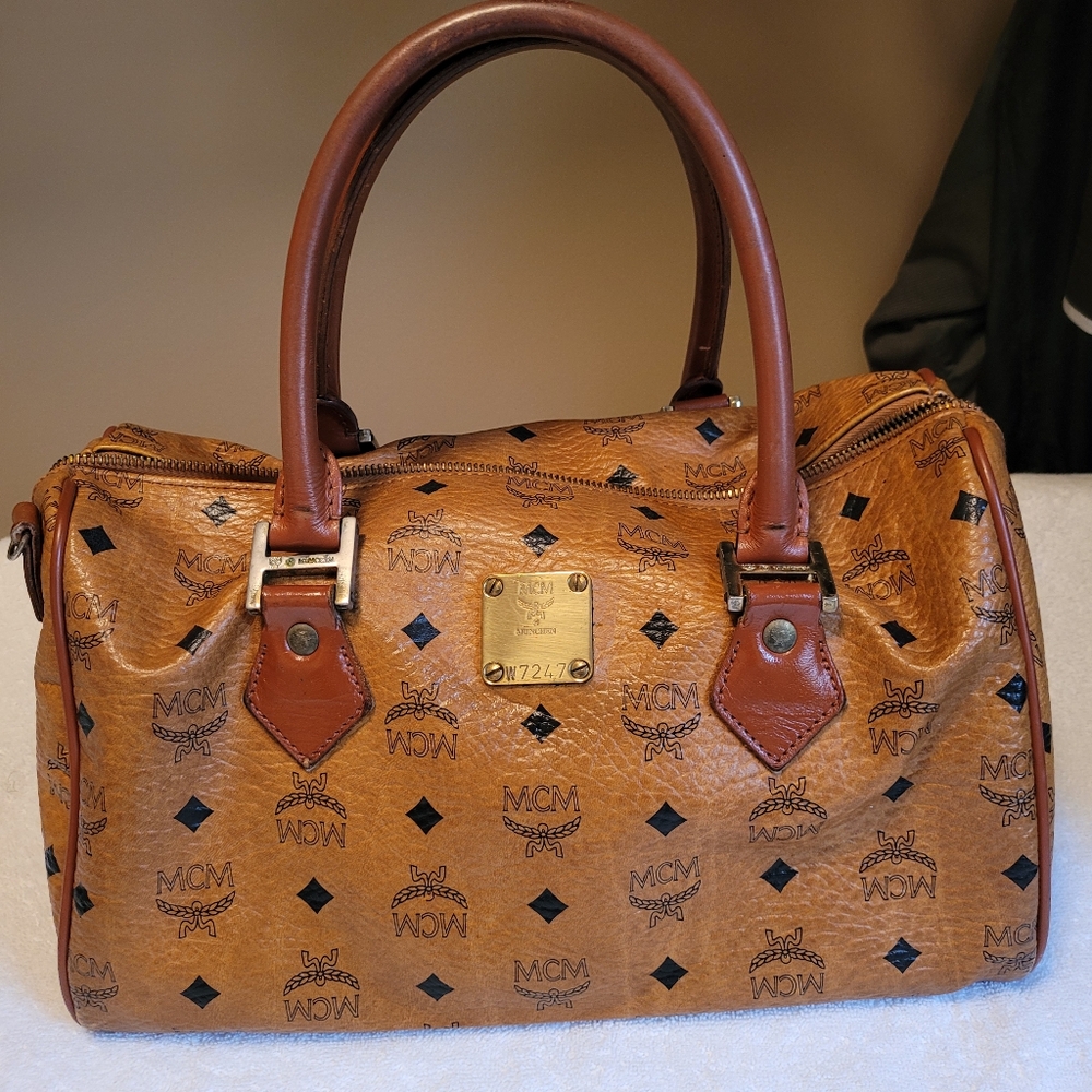 Authentic MCM Vintage Boston Bag
